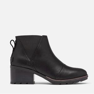 SOREL Women's Cate Chelsea Bootie — Waterproof Leather Rain Boot_ Worn Once